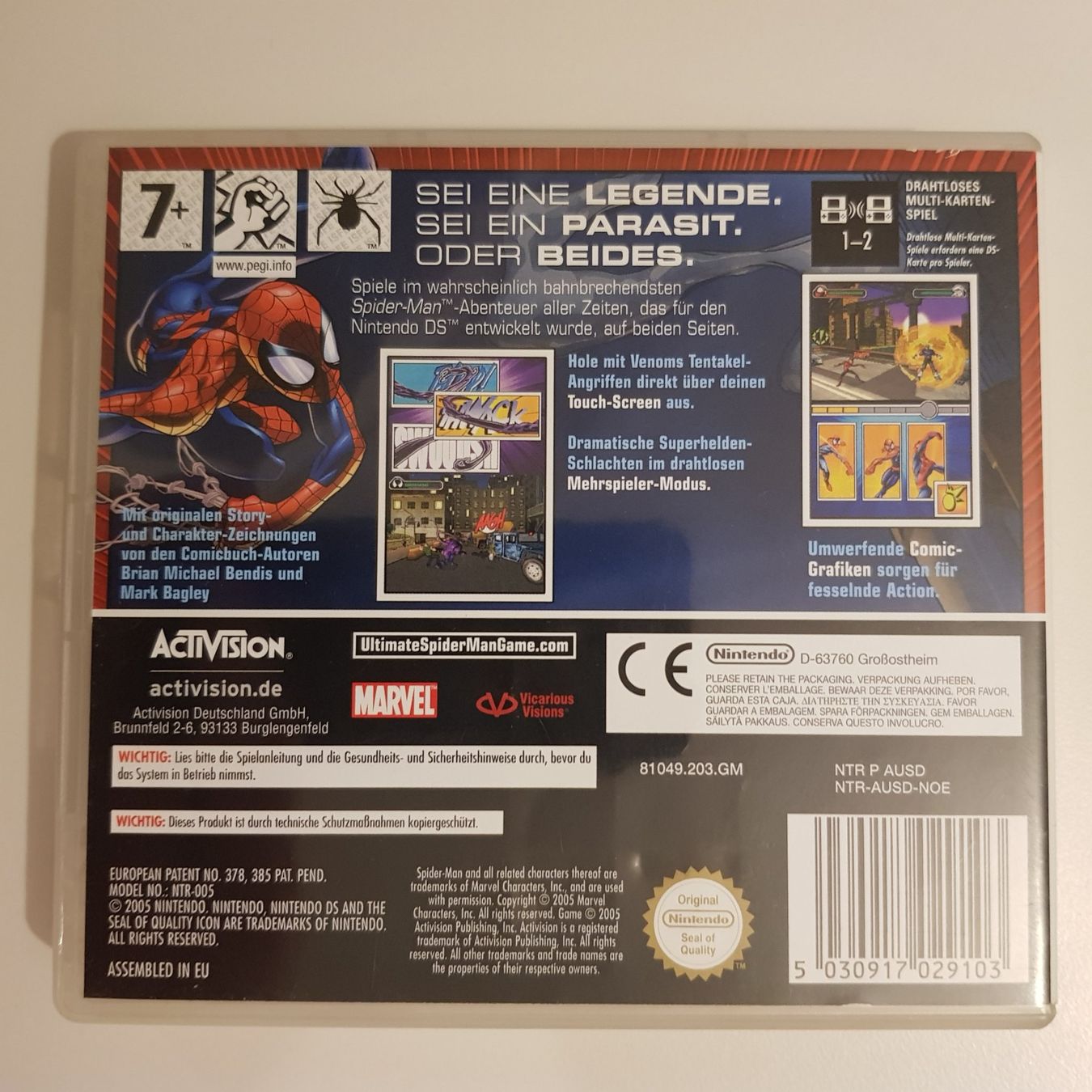 Nintendo Spiele: Ultimate Spider-Man /DS – Gebraucht aus Münchenstein von 2DGames 1