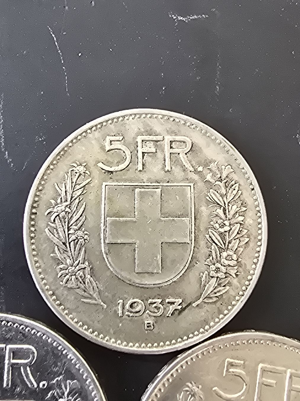 Alle Münzen: LOT 5LIBER 5STK 1937 – Gebraucht aus Pfäffikon SZ von 26.4.14.17.25 5