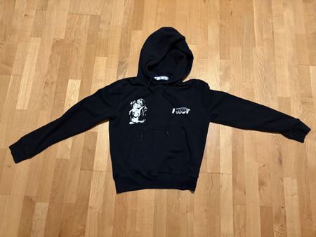 Off-White Slim Fit Kiss 21 Hoodie Black Grösse / Size S
