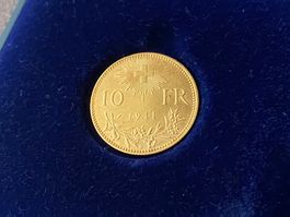10 Franken Goldvreneli 1911  - Stgl.  -  100'000 stk.
