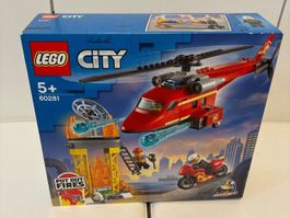 LEGO City Feuerwehrhubschrauber 60281 Neu & OVP