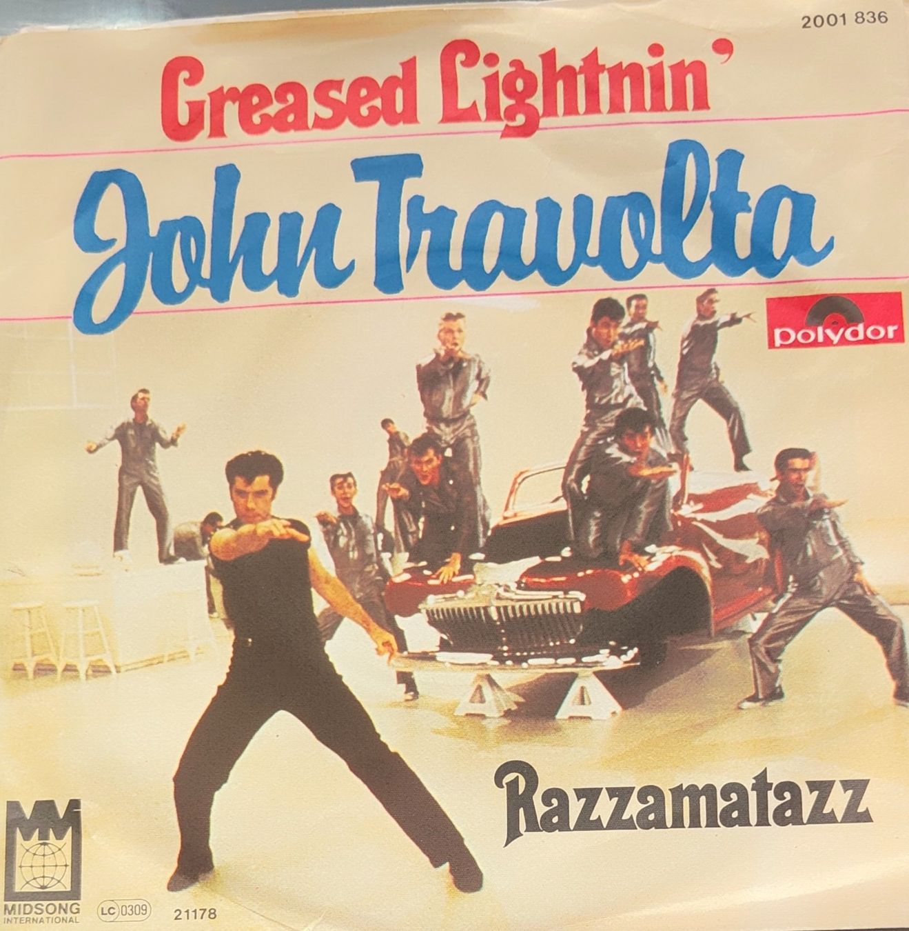 Dischi in vinile: Vinyl-Single John Travolta - Greased Lightnin' – Usato da Langenthal venduto da Modo39