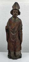 BISCHOF. Mittelalterliche geschnitzte Holz Skulptur ca. 1450