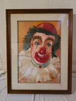 Clown Gemälde von A.V. Moro, gerahmt, Original, Top! (52)