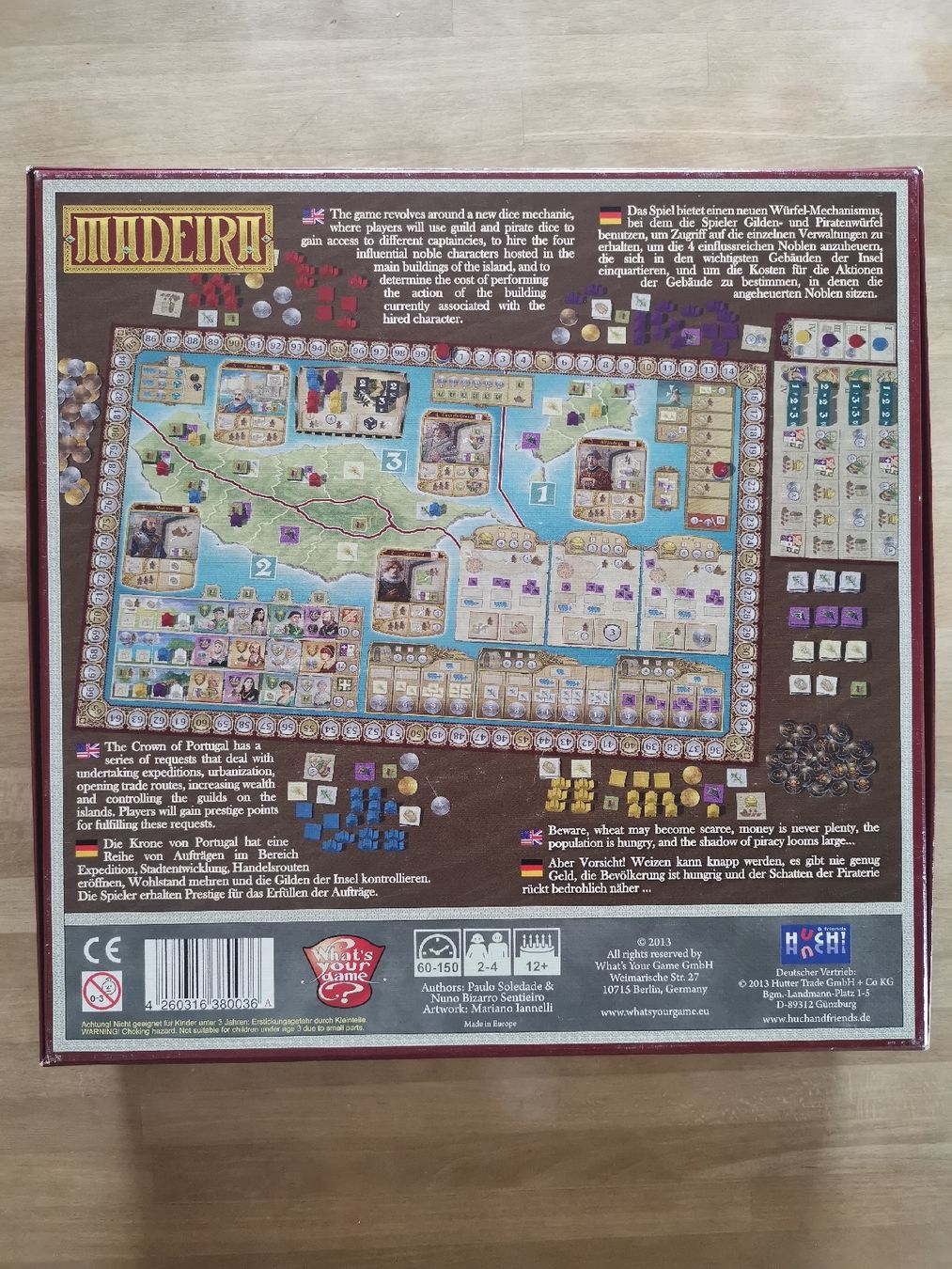 Giochi: Brettspiel Madeira – Usato da Frauenfeld venduto da cwalter01 1