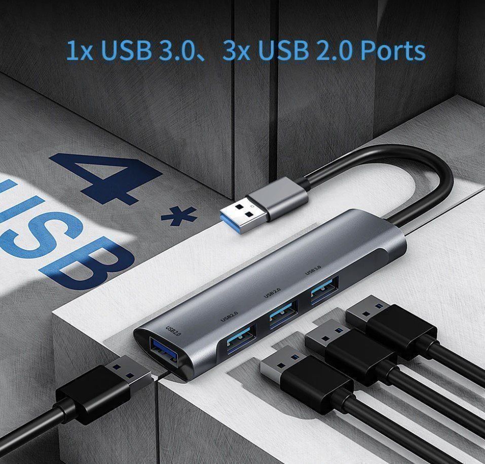 Docking station: Bakeey 4-In-1 USB-C HUB Docking Station – Nuovo e nell'imballaggio originale da Winterthur venduto da Pcline1