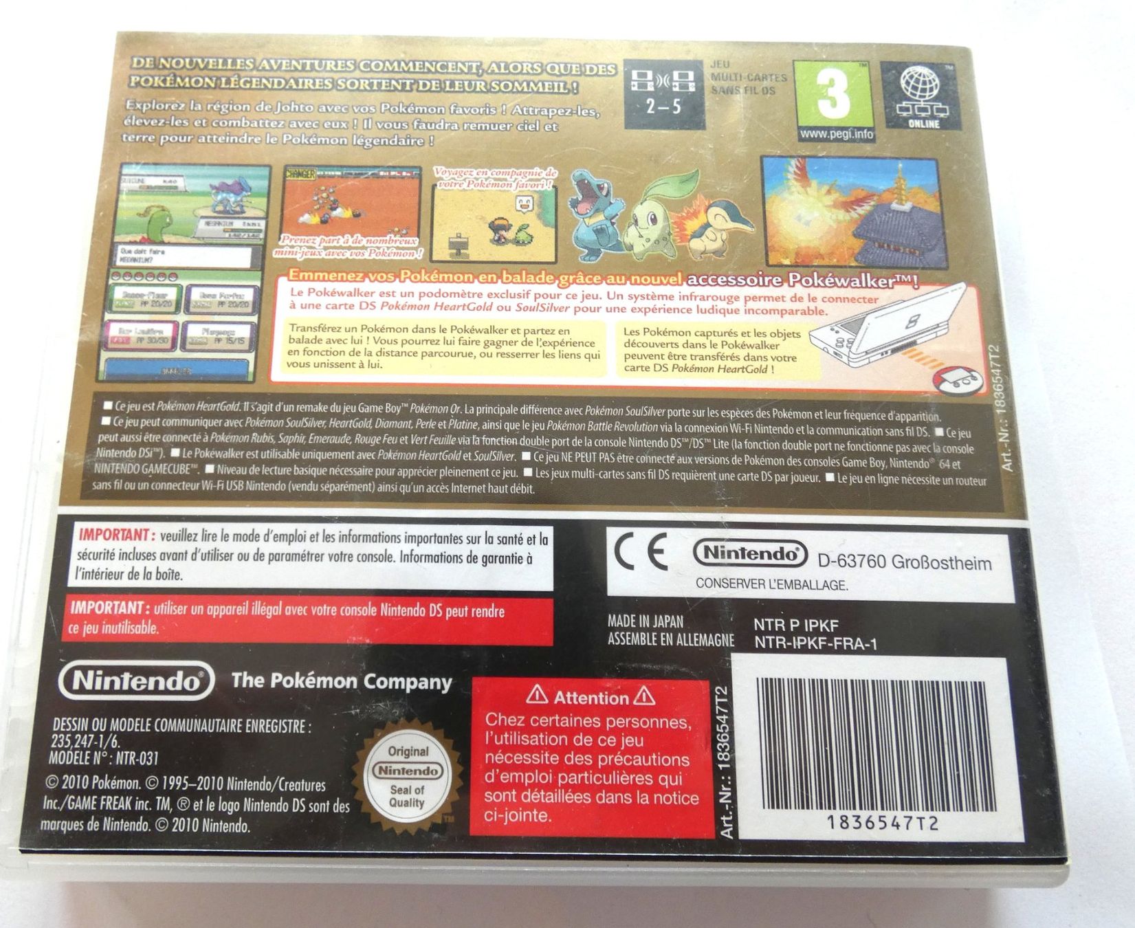 Pokémon Giochi: Nintendo DS - POKEMON Version Or Heartgold – Usato da La Sarraz venduto da classicworldcoins 1
