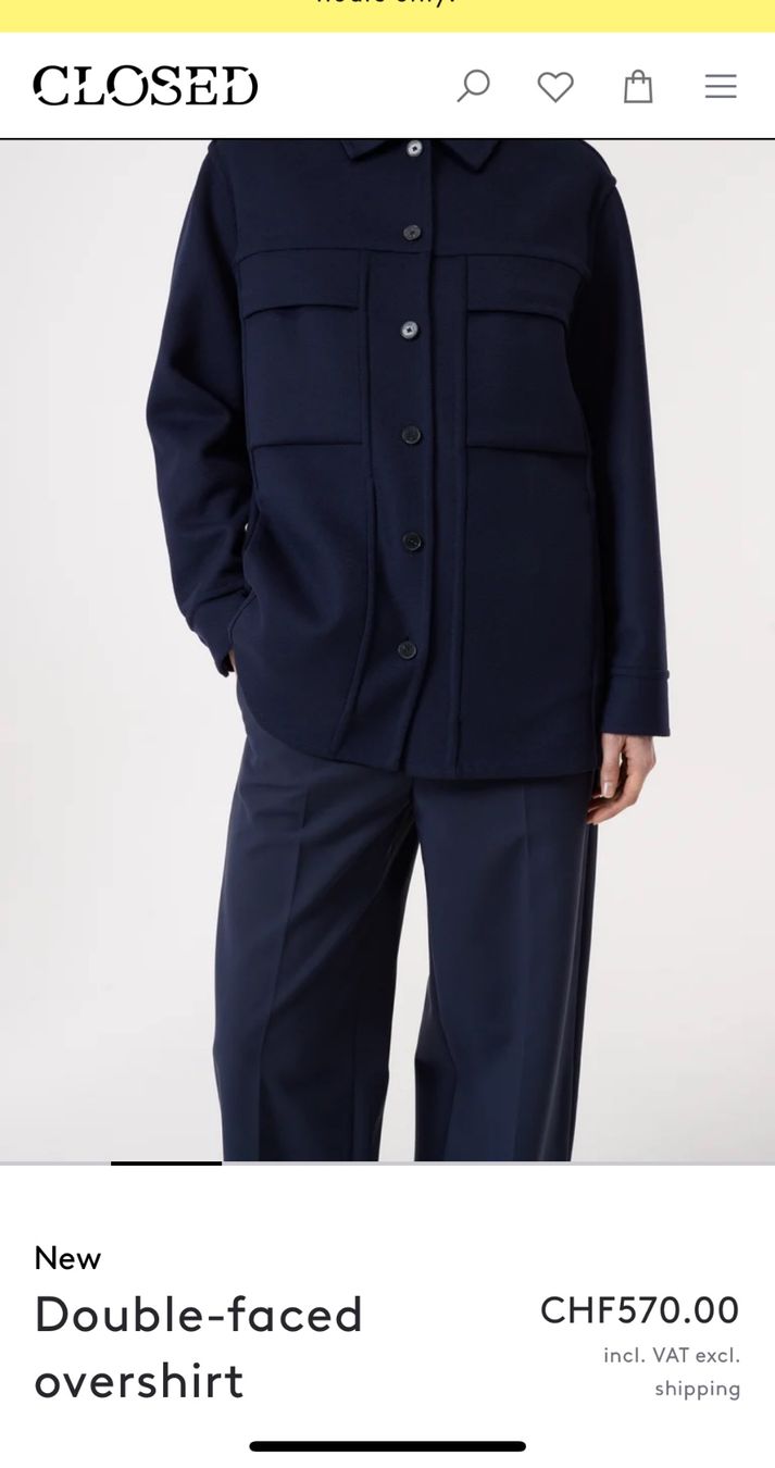 Closed Blusen: CLOSED Double-faced overshirt camel (Grösse M) – Gebraucht aus Uetikon am See von cristalllina 6