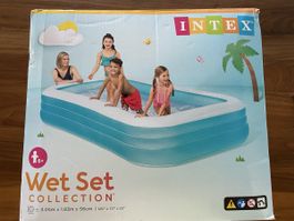 INTEX Familien-Pool Schwimmbad 3.05m Sommer-Spass für die ga