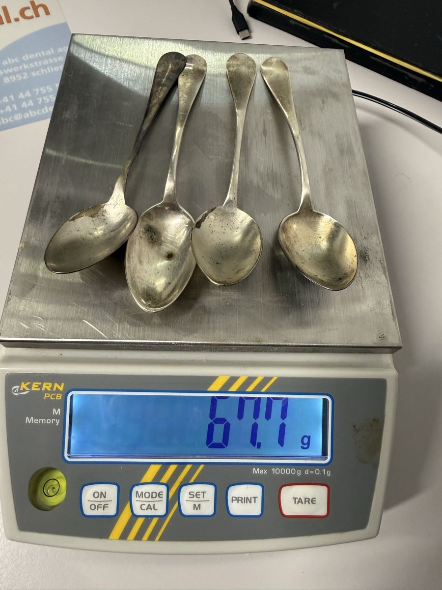 Cucchiai: Löffel 4er Set 800er silber 67.7g gebraucht – Usato da Oberengstringen venduto da sigurros