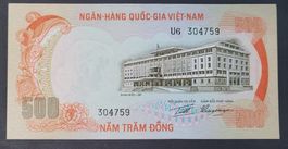 500 DONG / VIETNAM ND (1972) (BANKFRISCH)