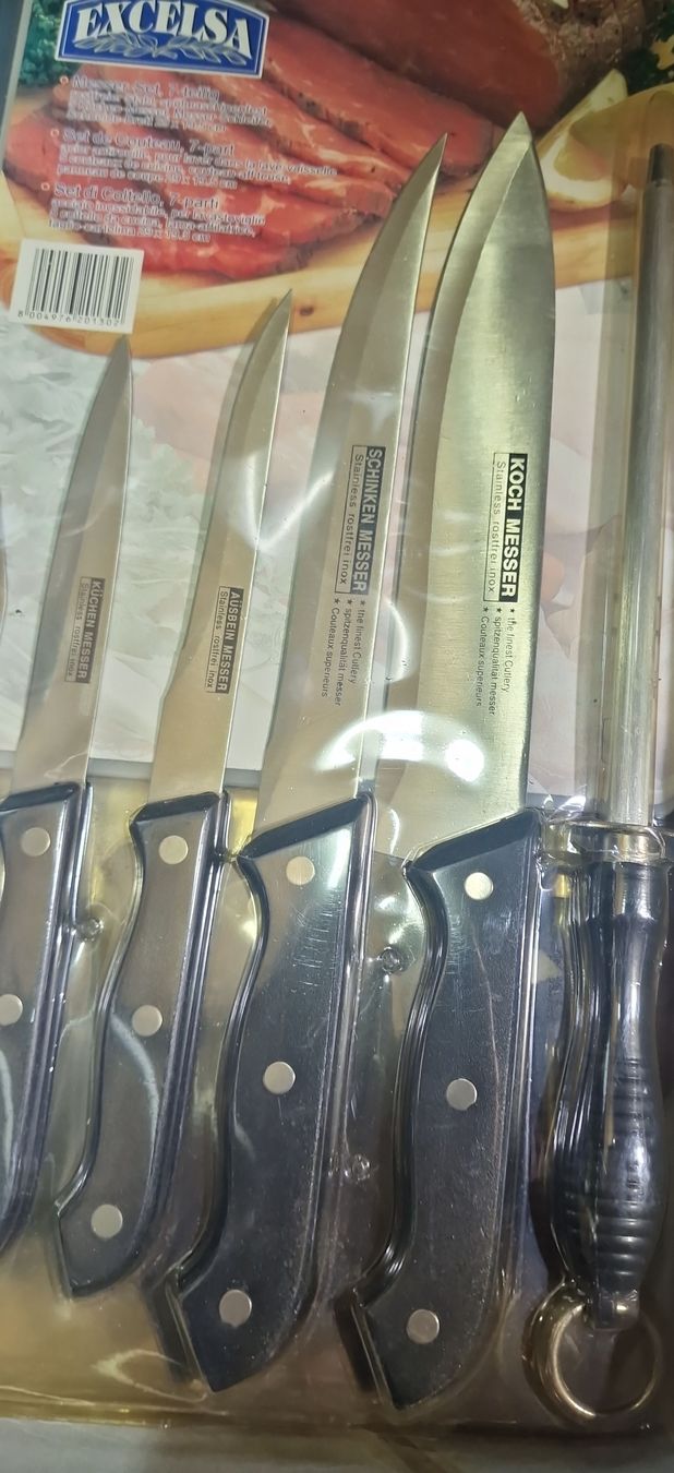 Coltelli da cucina: Messer Set EXCELSA Kochmesser Schinkenmesser neu – Nuovo e nell'imballaggio originale da Weite venduto da Liane1973