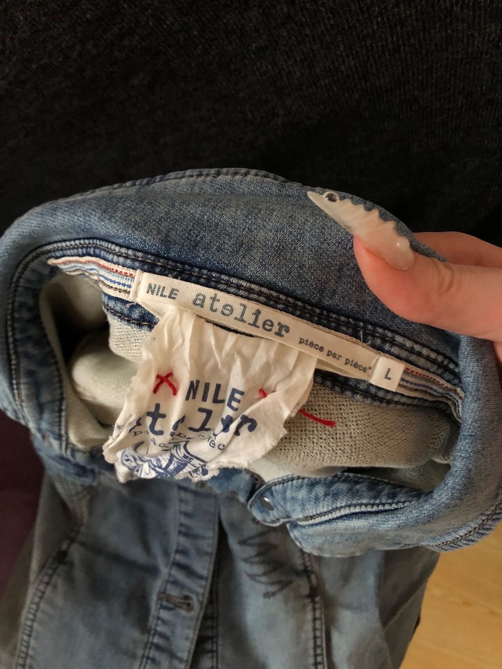 Giacche: Veste en jean bleu – Usato da Bulle venduto da sop_ct6x 3