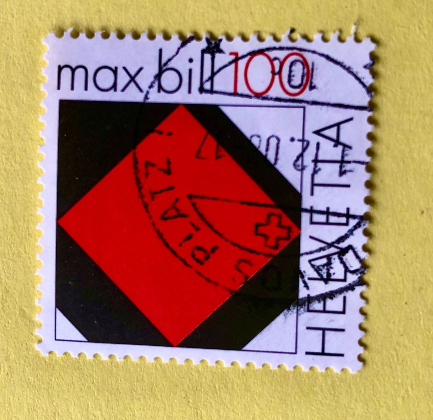 Tutti i francobolli: Nr.1294  Max Bill Sondermarken GESTEMPELT 2008   – Usato da Aarau venduto da Billa007
