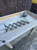 Alte Scherenlampe Wandlampe Werkstattlampe