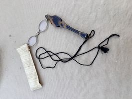 Antikes Lorgnon um 1900 – Stielbrille fli