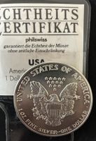 1 oz 999er Silber Unze American Eagle 1991