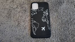 Coque d’Iphone 11 avec design carte du monde