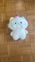Plüschtier Katze weiss Grösse ca. 20cm wie neu