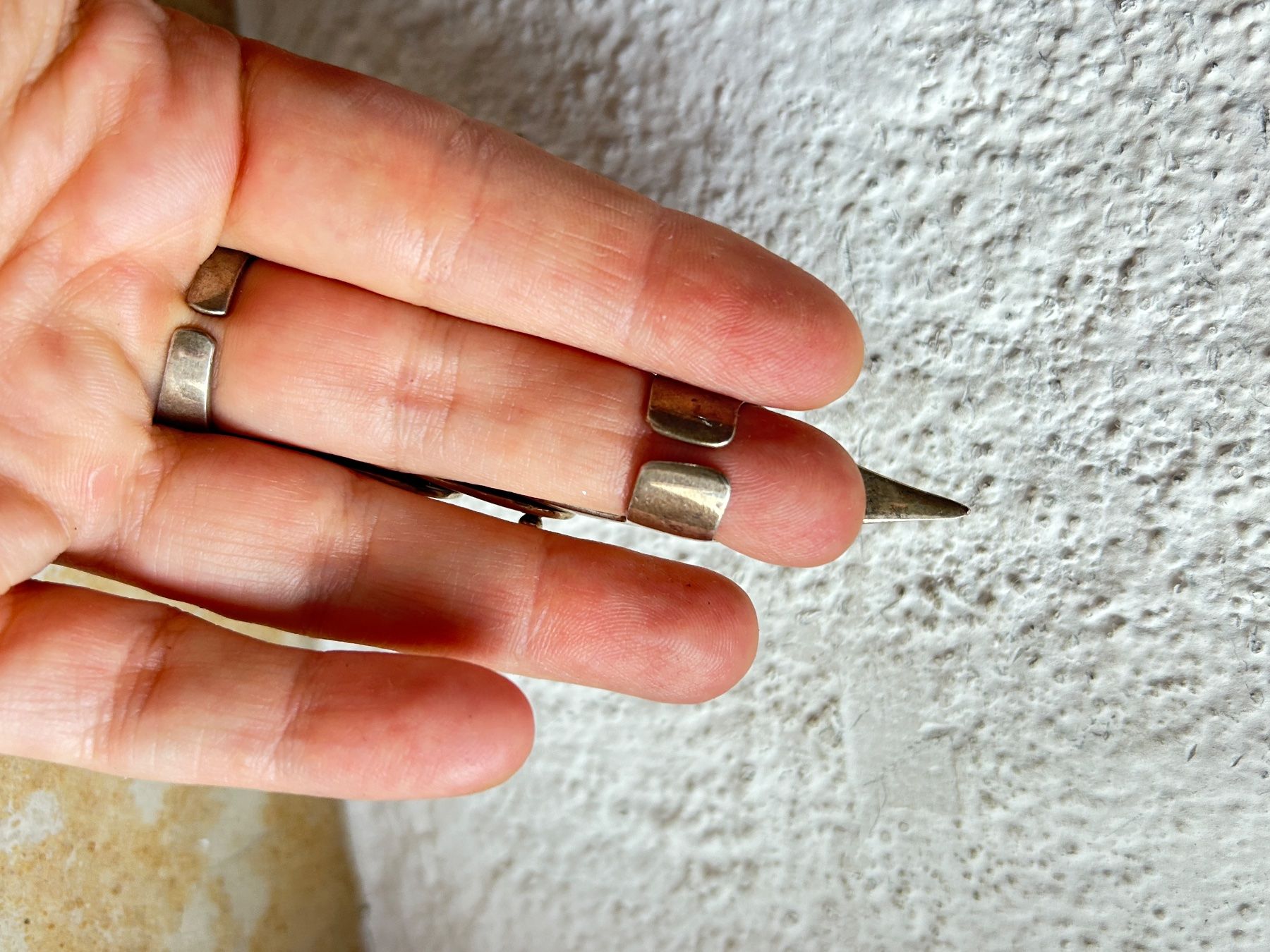 Bagues: GOTHIK- beweglicher Fingerring, Silber sterling! 57 – D'occasion à Laufen par belleskulptur 3