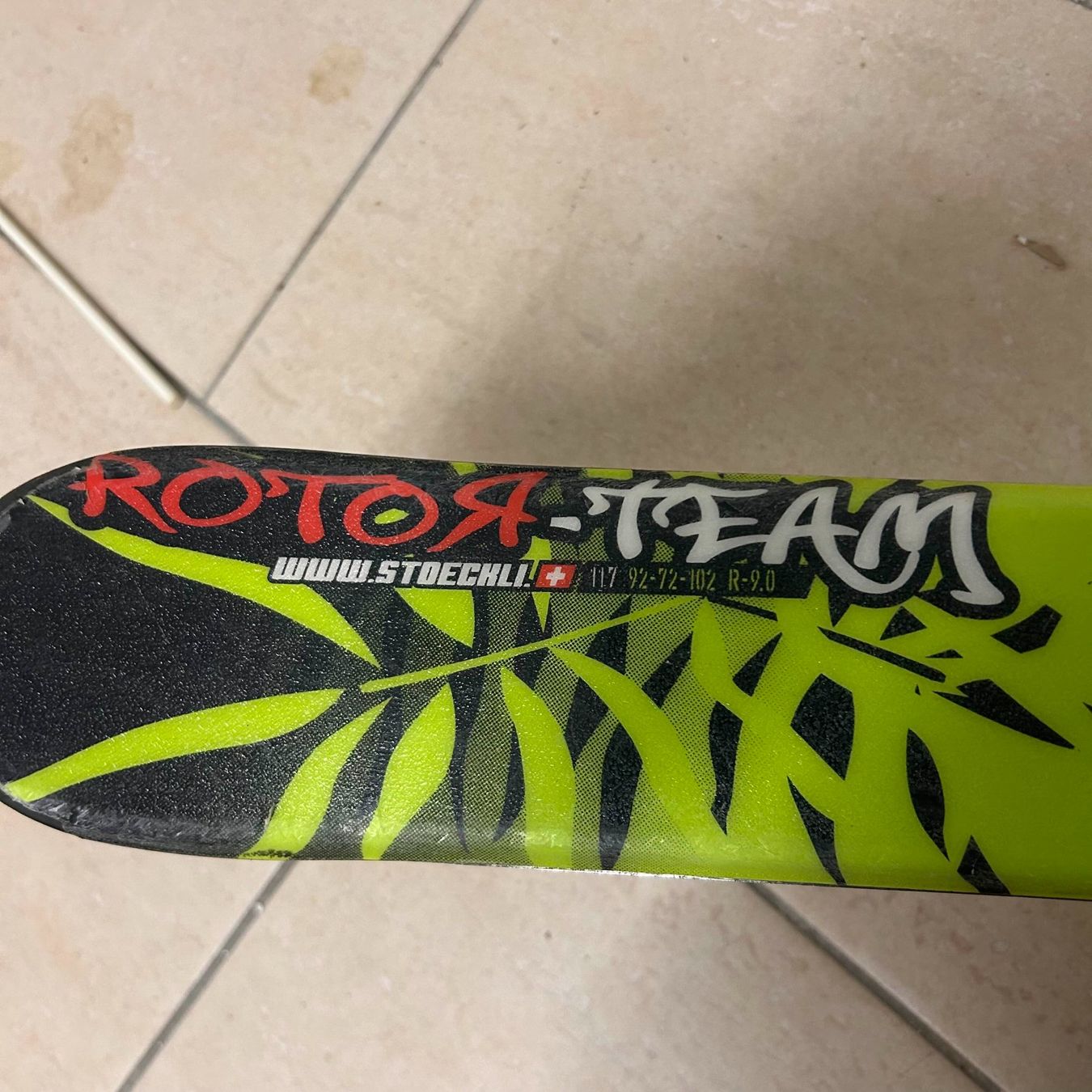 Stöckli Sci: Stöckli Rotor Team Ski 117cm – Usato da Hägendorf venduto da olg_776w 2