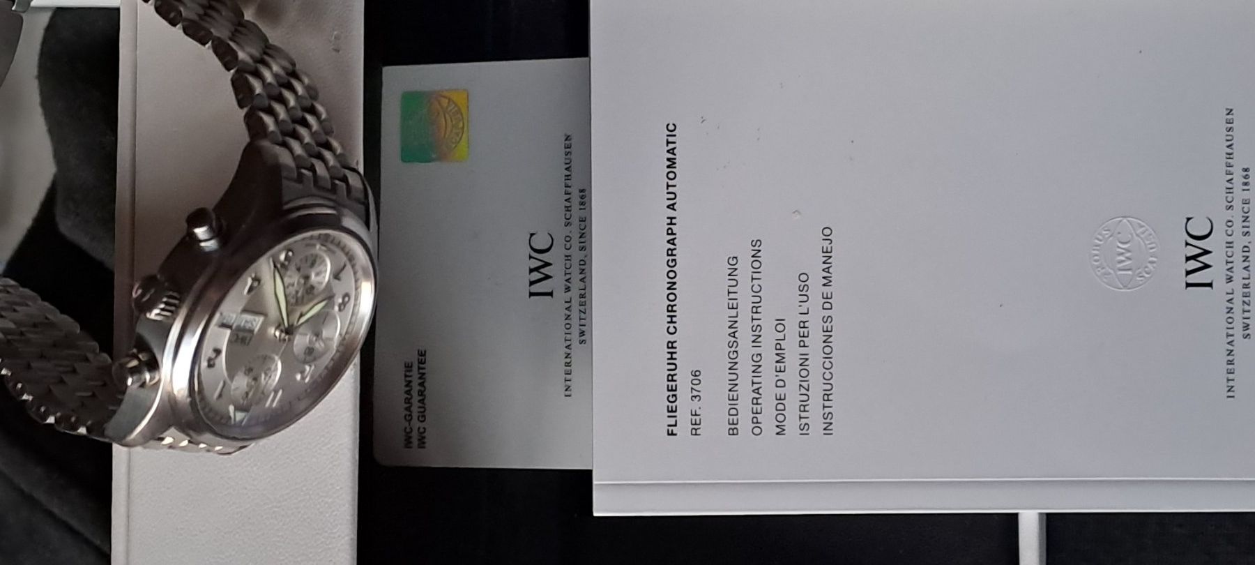 IWC Montres: IWC Chronograph-Spitfire – D'occasion à Bichwil par Uhrenticker-48 3