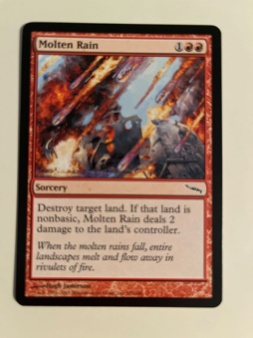 Magic The Gathering Carte collezionabili: 1 x Molten Rain - Magic: The Gathering - MtG – Usato da Kriens venduto da Shadi1980