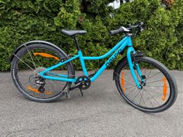 Naloo Kindervelo 24 Zoll Chameleon türkis / blau