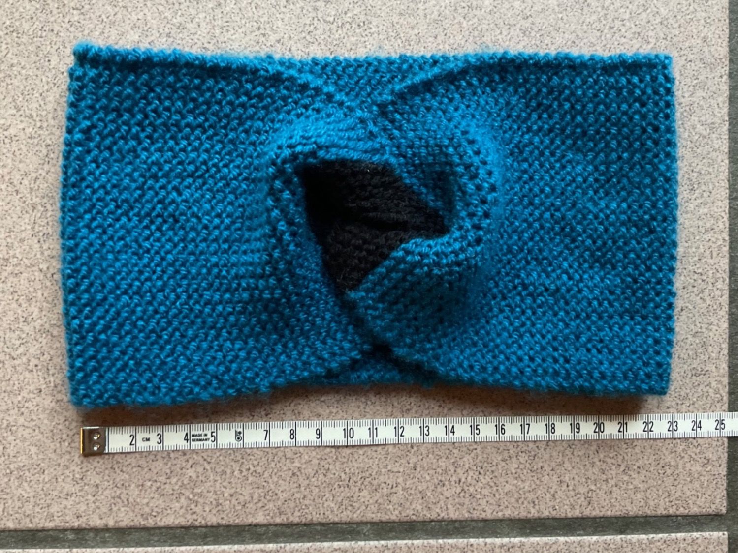 Hüte, Mützen & Caps: Twist-Stirnband; Farbe petrol mit schwarz – Neu (gemäss Beschreibung) aus Krauchthal von Handmade_Hub 5