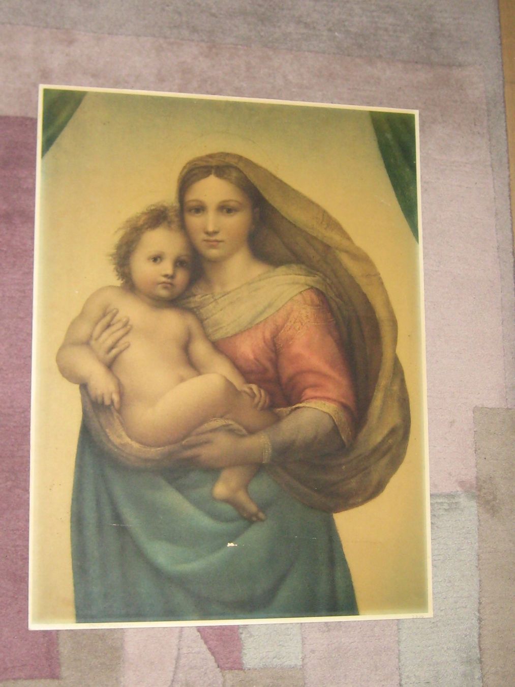 Poster & Bilder: Sixt. Madonna mit Kind, 45x60cm – Gebraucht aus Neftenbach von Werthe