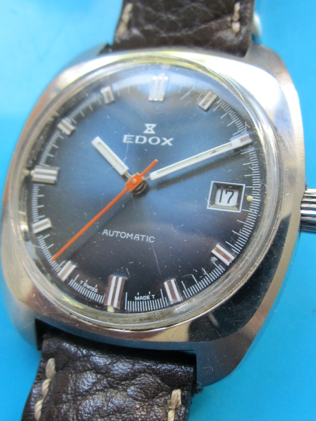 Edox Orologi: Edox Automat 37mm oK – Usato da Massagno venduto da catbed