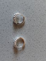 2 Creolen Ohrhänger 925 Silber. 1,2g