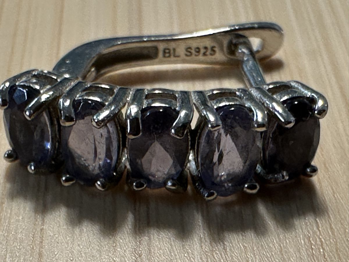 Ohrringe & -stecker: Ohranhänger aus Silber mit Tansaniten – Neu (gemäss Beschreibung) aus Weinfelden von Kud 1