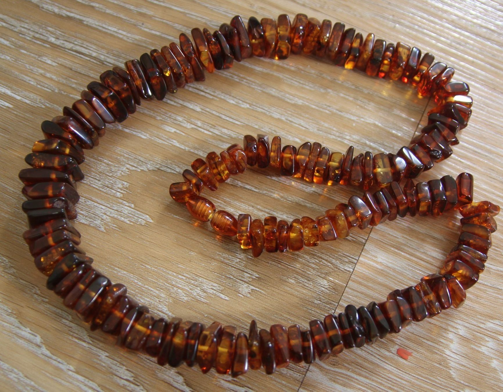 Catenine: Nachlass: Ostsee Bernstein Schmuck Kette Collier 50 Gramm – Usato da Matten b. Interl venduto da EdelsteineInterlaken 3