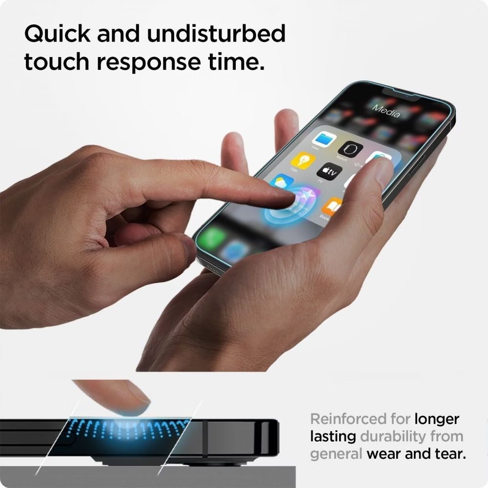 Ritocchi & pellicole di protezione: SPIGEN iPhone iPhone 14/13 Pro/13 "EZ FIT" PRIVACY screen – Nuovo e nell'imballaggio originale da Bex venduto da jqu_fnk6 5
