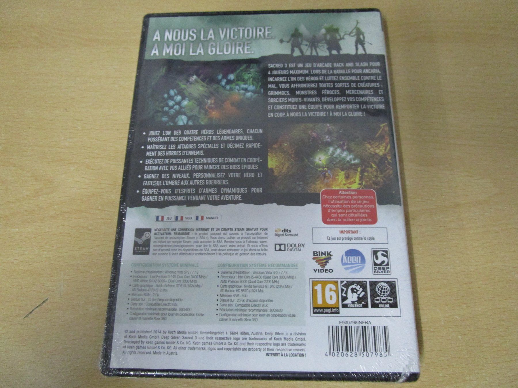 Giochi: Sacred 3 PC Neuware – Nuovo e nell'imballaggio originale da Goldau venduto da agestuffer 1