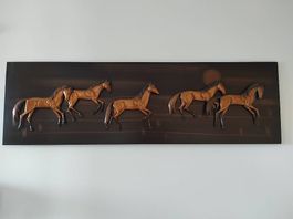 Pferdebild aus Kupfer