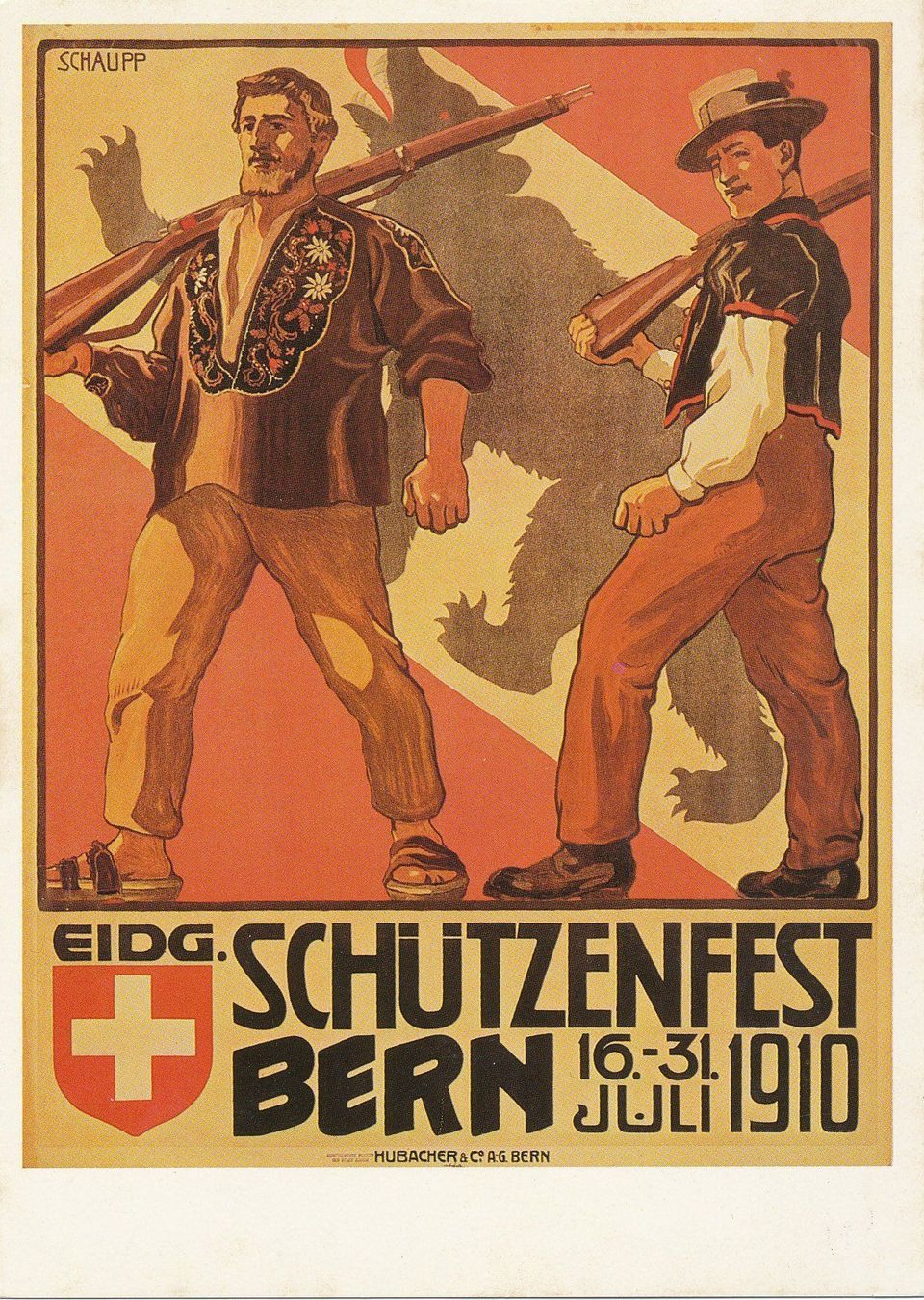 Cartoline postali: Ansichtskarte Repro Plakat 1910 Biregg Verlag – Nuovo e nell'imballaggio originale da Neuenegg venduto da muenzenweber-ch