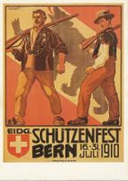 Ansichtskarte Repro Plakat 1910 Biregg Verlag