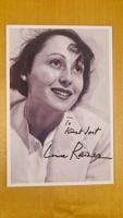 Luise Rainer, Original Autogramm auf Foto in s/w