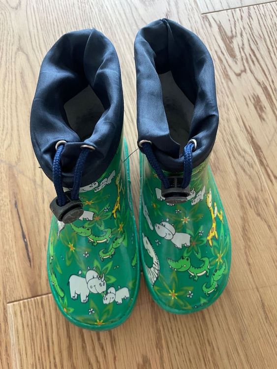 Playshoes Unisex Infantil Botas Agua Lluvia Marítimo Azul