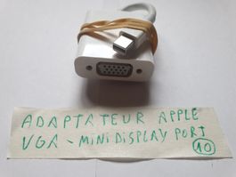 Adapateur Apple VGA-Mini Displayport