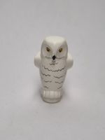 LEGO 92084pb03 White Owl, Angular Features with Black Beak,