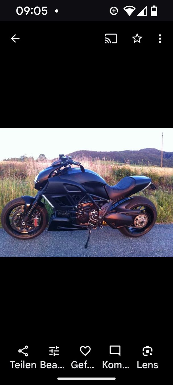 Ducati Strada: Ducati Diavel Dark Stealth – Usato da Aarburg venduto da Olpas