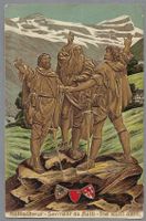 1908, SCHÖNE PRÄGE-LITO (GOLD), RÜTLISCHWUR, STAB-0 LUZERN