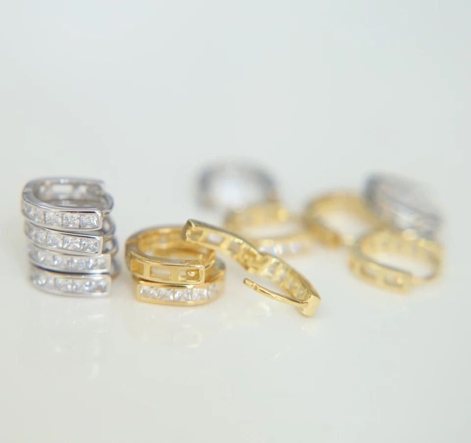 Orecchini pendenti & Orecchini a lobo: silber ohrring (gold farbe) – Nuovo e nell'imballaggio originale da St. Gallen venduto da yatoot26 3