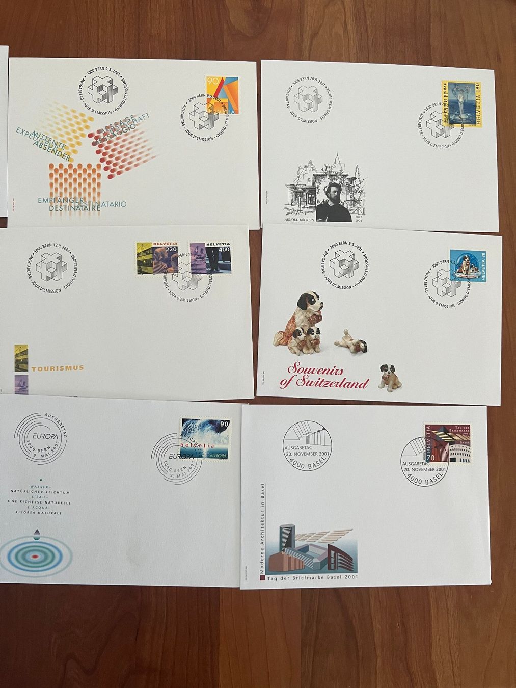 Tutti i francobolli: Sammlung 12  FDC Briefe 2001  (R730) – Usato da Hinwil venduto da Sidi4 2