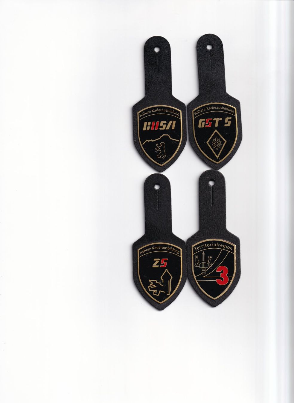Schweizer Armee Placchette & Badge: 4 Brusttaschen Anhänger – Nuovo (secondo la descrizione) da Felben-Wellhausen venduto da Badge95