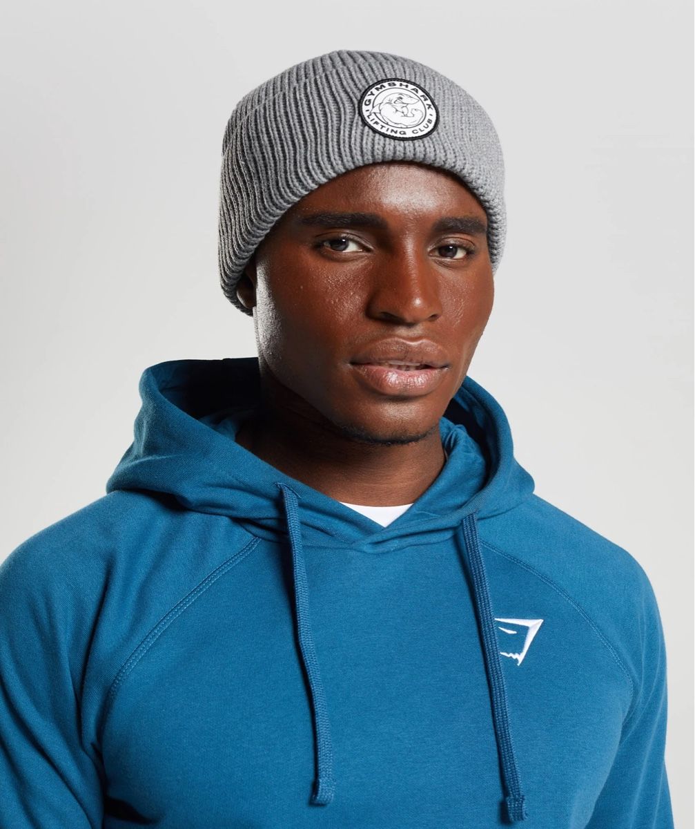 Copricapi, berretti & cappellini: Gymshark Beanie hellgrau – Nuovo e nell'imballaggio originale da Bonstetten venduto da Filetti99 2