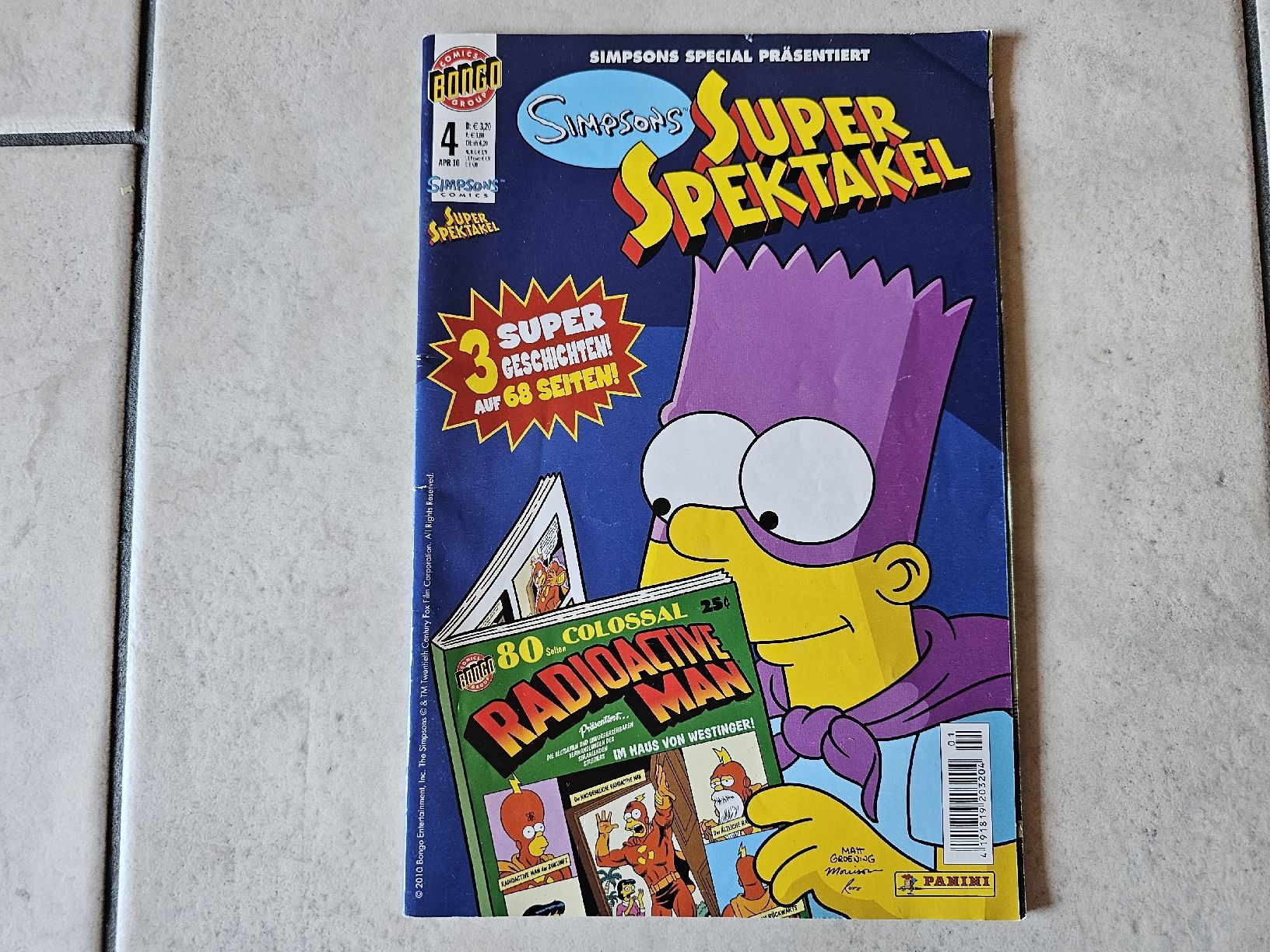 Comics: Simpsons Super Spektakel  -  Heft #4 – Gebraucht aus Schneisingen von backstore24